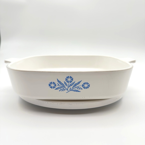 Corningware Blue Cornflower P-10-B Casserole Dish 10" USA Vintage - Picture 3 of 12